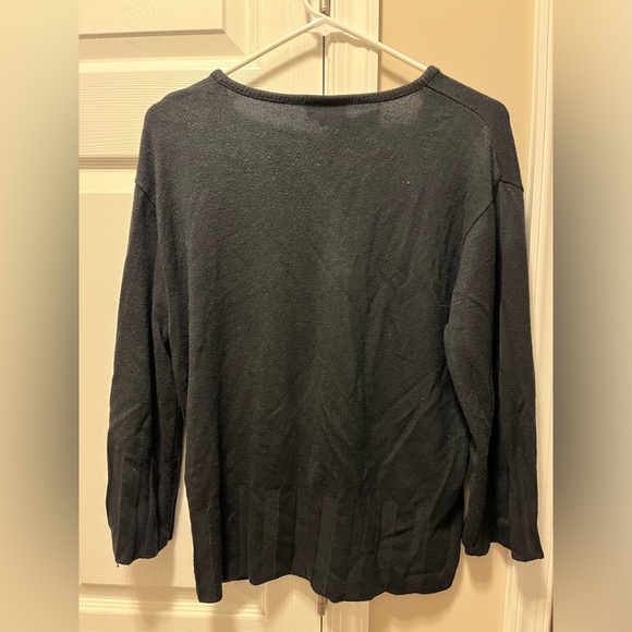 Vintage 90s black cardigan size large - Picture 5 of 5